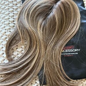 Top Secret Blonde and Brown Hair topper